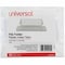 Universal Index Tabs, 25 Tabs, Clear, 25PK UNV42215 - alternate 1