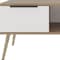 Homeroots 36in Beige Wood Fireplace Entertainment Center 725191 - alternate 2