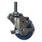 Service Caster 3 Inch Solid Polyurethane Wheel Swivel 3/8 Inch Threaded Stem Caster with Brake SCC-TS20S314-SPUS-TLB-381615 - alternate 1