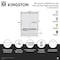 Kingston Brass 60" Acrylic Anti-Skid Alcove Right-Hand Drain Tub with Left Sliding Tub Door, White/Brushed Brass KVTAM6032R22D7 - alternate 2