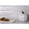 Apollo Tile White 11.8 in x 12.2 in Glass Glossy, Matte Floor and Wall Mosaic Tile 5 sqft/case, 5PK APLICL8804A - alternate 2
