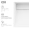 Vigo Starr Modern White Matte Stone 17 in. L x 13 in. W x 5 in. H Rectangular Vessel Bathroom Sink VG04025 - alternate 4