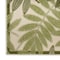 Homeroots 6' Ivory And Green Palm Leaf Indoor Outdoor Runner Rug 548031 - alternate 4