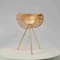 Vidalite Sovev Tripod Table Lamp with Rattan and Opal Glass Shade, Brushed Brass Stand, 19.6 in. Height CE1009210 - alternate 3