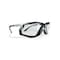 Magid Safety Glasses, Anti-Fog, Grey Lens, Clear/Black Frame, 1 PR Y84BKAFGY - alternate 1