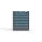 Strong Hold 6 drawer cabinet - (1x 3ft, 4x 4ft, 1x 5ft) - Blue accents - Electronic Lock S3036-PPRAS-0602FS - alternate 1