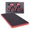 5S Supplies ECONO FOAM Black&Red 24in x 48in Layered Foam for Kaizen Projects-57MM ECONO-2X4-BLACK/RED-57MM - alternate 2