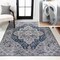 Jonathan Y Didim Boho Gray Medallion Non-Slip Machine-Washable Navy/Light Gray 3 ft. x 5 ft. Area Rug WSH102B-3 - alternate 1