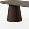 Homeroots 86" Walnut Solid Wood Double Pedestal Base Oval Dining Table 720699 - alternate 4