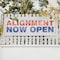 Signmission Alignment Now Open, 18 Inch x 48 Inch, Vinyl Banner B-30458 - alternate 3