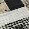 Homeroots 8' X 10' Black Taupe And Ivory Geometric Washable Indoor Outdoor Area Rug 612391 - alternate 4