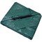 Prosource Yard Tarp with Drawstring, 9 ft L, 9 ft W, 8 mil Thick, Polyethylene, Green/Black Y0909GG140 - alternate 1