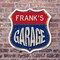 Signmission Frank's Garage, 6 Inch X 6 Inch, Plastic Sign SHI-P-6-383-FRANK - alternate 3
