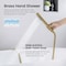 Kibi Circular Floor Mount Tub Filler, Hand Shower - Brushed Brass KTF301BB - alternate 3