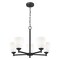 Z-Lite Oren 5-Light Chandelier, 25 in W, Matte Black 7004-5MB - alternate 5
