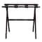 Homeroots Hotel Cherry Mahogany Folding Luggage Rack With Black Straps 383075 - alternate 5