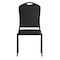 Flash Furniture HERCULES Series Crown Back Stacking Banquet Chair in Black Vinyl - Black Frame FD-C01-B-BK-VY-GG - alternate 2