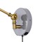 Jonathan Y Lisa 18 in. Swing Arm 1-Light Modern Midcentury Iron USB Charging Port LED Sconce, Grey/Brass Gold JYL1301C - alternate 6