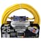 Powerzone Extension Cord, 12 AWG, Indoor/Outdoor, Yellow, 25 ft ORP511825 - alternate 1