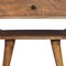 Homeroots 22" Oak Solid Wood Round One Drawer Nightstand 722586 - alternate 2