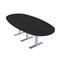 Skutchi Designs 8ft Conference Table With Power Unit | 8 Person Modular Boval Meeting Table | Harmony Series HAR-BOVL-48X96-T-U999ST19-NA - alternate 1
