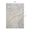 World Rug Gallery Marble Swirl Distressed Area Rug 5 ft x 7 ft Gray WR200GRAY5X7 - alternate 3
