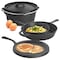 Megachef Pre-Seasoned Cast Iron 5-Piece Kitchen Cookware Set, Pots and Pans MCCI-440 - alternate 1