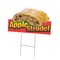 Signmission Apple Strudel Die Cut Yard & Stake outdoor plastic coroplast window, C-DC-1216-DS-Apple Strudel19 C-DC-1216-DS-Apple Strudel19 - alternate 1
