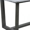 Homeroots 40" X 72" X 30" Marble Gray Oak Wood Marble Dining Table 347363 - alternate 2