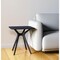 Homeroots 27" Black Heavy Duty Plastic Square End Table 555197 - alternate 2