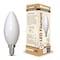 Bulbrite LED Filament, 5 Watt Dimmable B11 Light Bulb, Milky Glass Finish, E12 Base, 4000K, 500 Lumens, 4PK 862310 - alternate 4