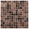 Apollo Tile Mingles 12 in. x 12 in. Glossy Brown and Yellow Glass Mosaic Wall and Floor Tile 20 sqft/case, 20PK MIX2088BR617A - alternate 1