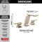 Delta Pivotal: Two Handle Widespread Bathroom Faucet 3599LF-PN-PR-MPU - alternate 3