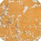 Homeroots 8' Orange Brown And Ivory Round Striped Washable Indoor Outdoor Area Rug 600914 - alternate 5