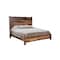Homeroots Walnut Live Edge Solid Wood King Bed Frame 520902 - alternate 4