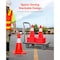 Vevor Traffic Safety Cones 12 PCS PVC 18" W/ 1 Reflective Collars 11" X 11" Red, 12PK CC-A45-12PCS - alternate 4