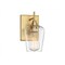 Savoy House Octave 1-Light 5" Wall Sconce, Warm Brass 9-4030-1-322 - alternate 2
