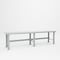Pucel F Series Workbench, 120 in W x 32-1/2 in H - 37-1/2 in H x 28 in D, Black F-28120-ABL - alternate 1