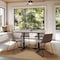 Flash Furniture 48"x30" Tabletop, Gray Faux Concrete, Seamless Surface Technology, 22x30 Black Table Height X-Bases ST-REC3048-CMGY-T2230-GG - alternate 2