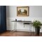 Homeroots 48" Dark Brown and Silver Computer Desk 333490 - alternate 2
