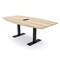 Skutchi Designs 6 Person Conference Table With Power Unit | 6' Boat Table | Harmony Series HAR-BOT-48X72-T.BK-K525-NA - alternate 1