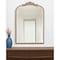 Homeroots 36" Gold Arch Iron Framed Accent Mirror 485052 - alternate 5