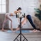 Wrightmaster Portable Tripod with Multi-Function Connector, Wireless Remote, Non-Slip Rubber Feet ZR-019S - alternate 5