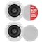 Pyle Pyle Home 5.25 in Ceiling Wall Mount Speakers, 2-Way Midbass, Easy Installation for Home Theater Use PDIC51RD - alternate 1