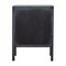 Homeroots 24" Gray And Black Solid Wood And Faux Shagreen Three Drawer Nightstand 651590 - alternate 7