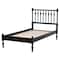 Baxton Studio Callison Spindle Platform Bed, Black, Twin 271-14730-ZORO - alternate 2