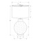 Monarch Specialties Lighting, 27"H Table Lamp, Beige Resin, Ivory / Cream Shade, Contemporary I 9929 - alternate 2