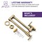 Anzzi Braccia Series 24" Wall Mounted Pot Filler in Champagne Bronze KF-AZ258CB - alternate 6