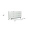 Homeroots 51" White Manufactured Wood Six Drawer Double Dresser 473118 - alternate 2