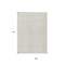 Homeroots 9' X 12' Ivory And Pale Beige Geometric Washable Indoor Outdoor Area Rug 612140 - alternate 3